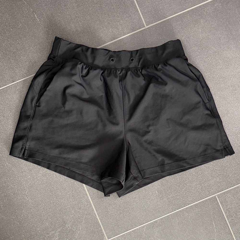 Old Navy Women's Black Swim Athletic Shorts